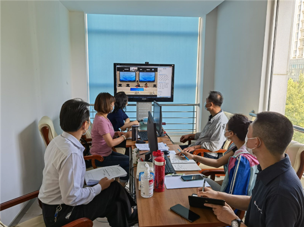 餐饮业务领域人员进行线上培训(央广网发 受访者供图)