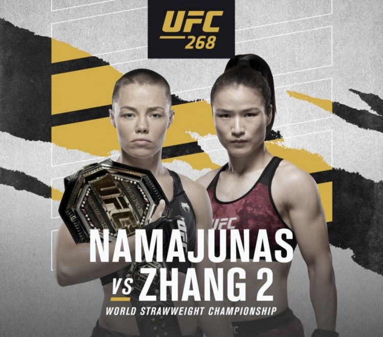 直播吧8月29日讯 ufc268官宣焦点对决,张伟丽罗斯二番战时间确定,于