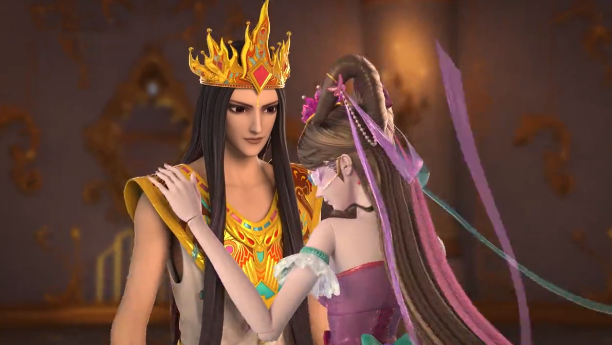 叶罗丽冰莲花:梦公主和火领主,史上最短的cp,一登