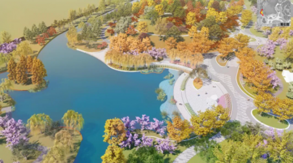 上海这个20多万平米的大公园，有山有水！居然还24小时开放！免费！明年要开啦~休闲区蓝鸢梦想 - Www.slyday.coM