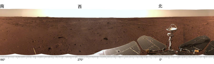 祝融号驶上火星表面已满百日