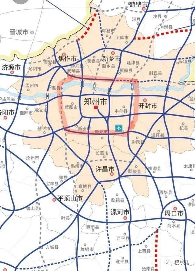 圈定!郑州步入绕城高速"二环" 双环通道时代