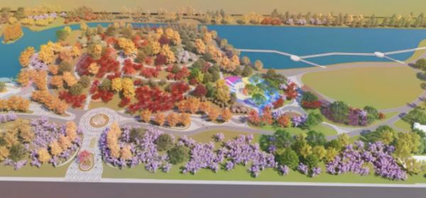 上海这个20多万平米的大公园，有山有水！居然还24小时开放！免费！明年要开啦~休闲区蓝鸢梦想 - Www.slyday.coM