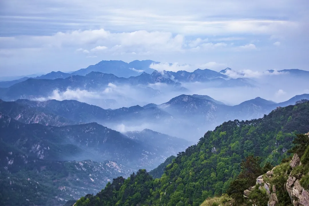 雨后云海探秘蒙山袅袅仙境