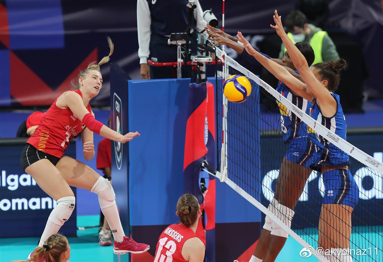 2021年女排欧锦赛1/8决赛