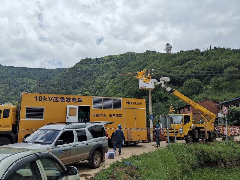 云南宣威10千伏应急发电车已成为乡村主流保电模式