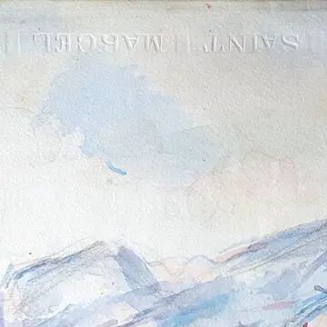 保罗·塞尚，《圣维克多山》水印细节，约1902-06