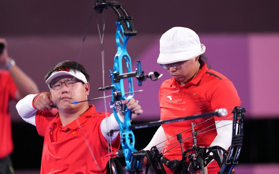 何梓豪射落第二金,半决赛以148环破残奥会纪录|残奥会|复合弓|半决赛