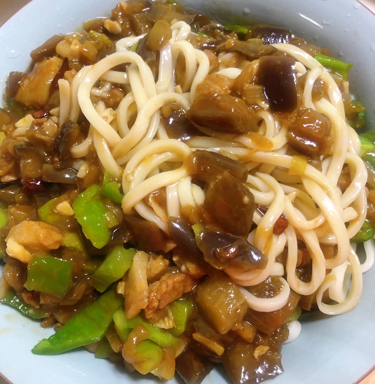 厨房小白的福音茄子打卤面酱香浓郁咸香味美又开胃超好吃