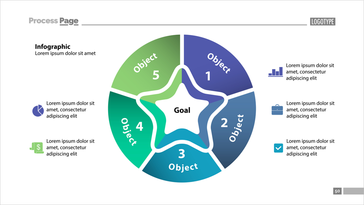大佬像这种国外创意ppt逻辑图你能做出来吗