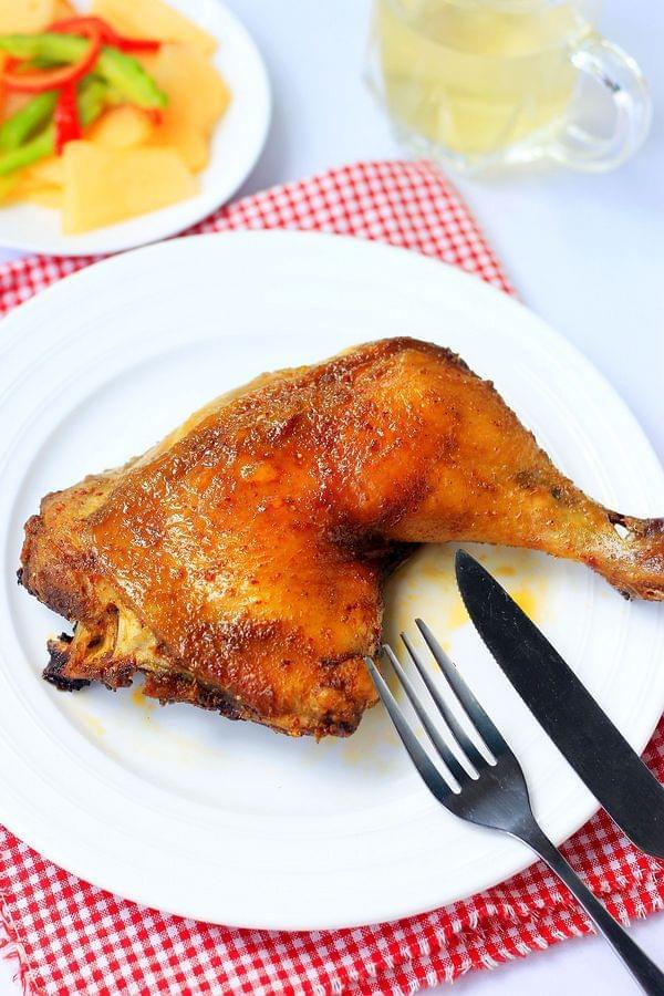 金黄酥香的秘制烤鸡腿,只需10分钟,零厨艺都能做出来|微波炉|烤鸡腿