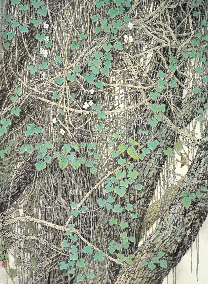 鉴赏工笔画版热带雨林美不胜收