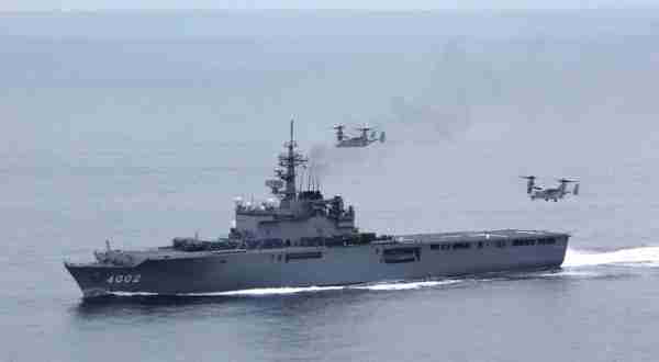 日本已经引进MV-22B“鱼鹰”倾转旋翼运输机，可进一步增强自卫队的两栖作战能力。