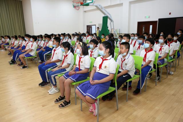 请党放心强国有我和平区鞍山道小学20212022学年度第一学期开学典礼