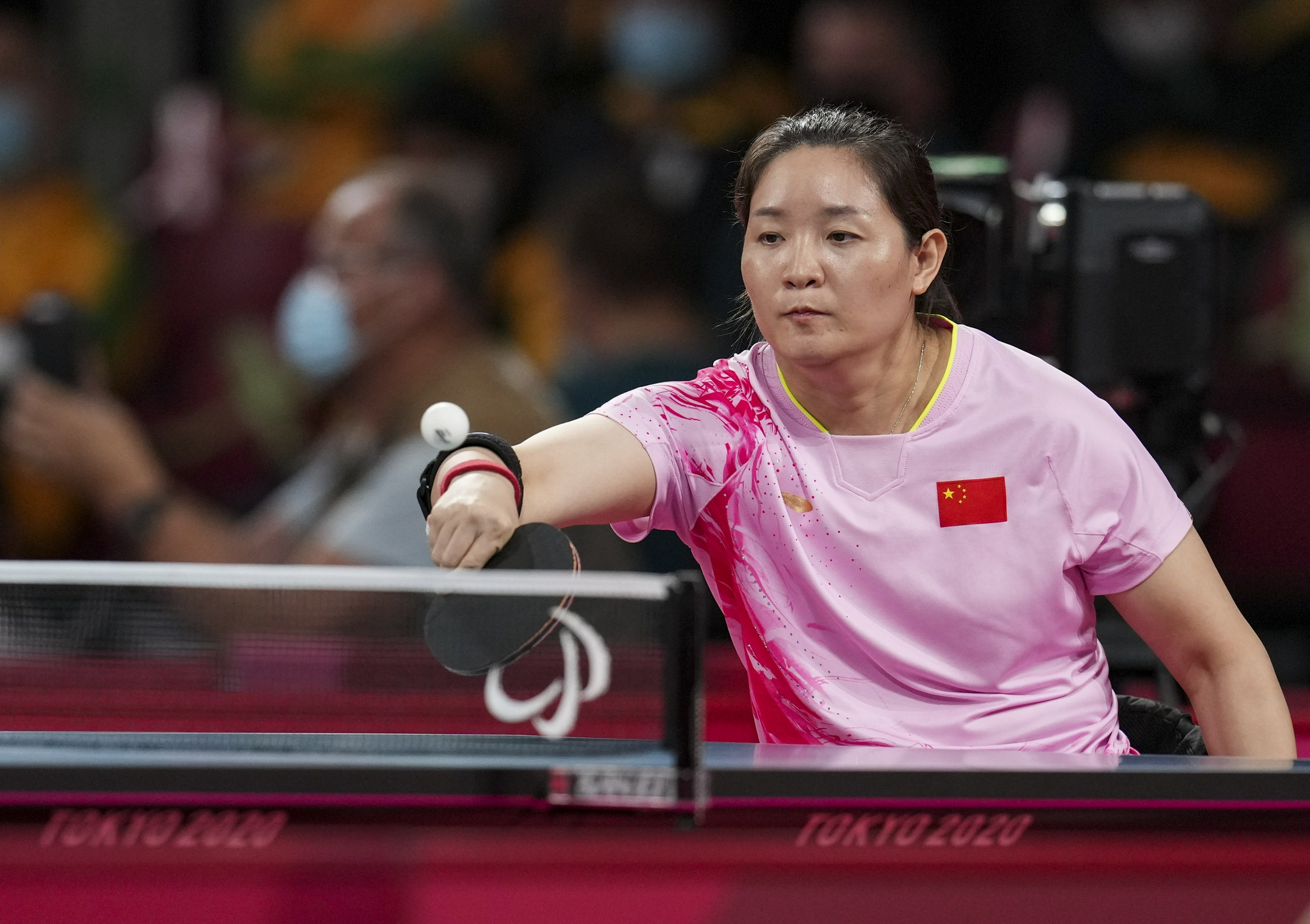 9月1日,中国队选手周影在比赛中.新华社记者 胡虎虎 摄