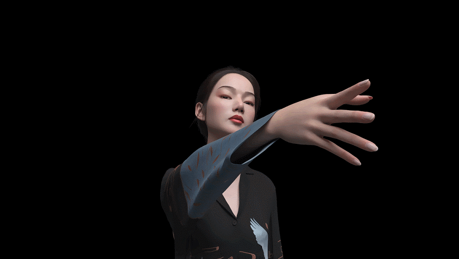 淡淡妆容翎ling,国风虚拟偶像代表人物虚拟偶像进行合作而且无恋情