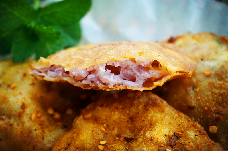 外酥里嫩脆香鱿鱼饼面饼酥脆鱿鱼滑嫩每一口都是满足