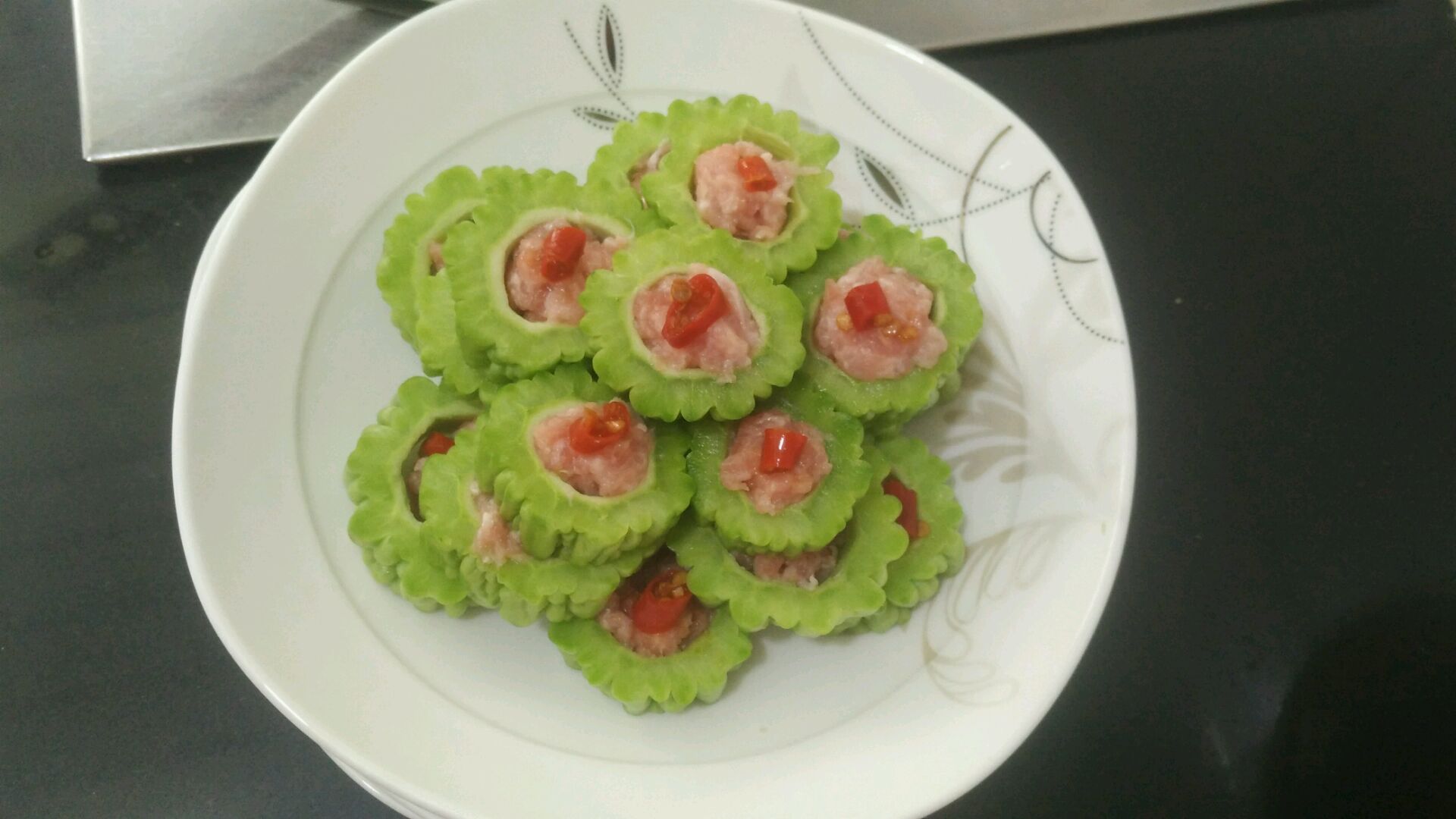 好吃的苦瓜酿肉