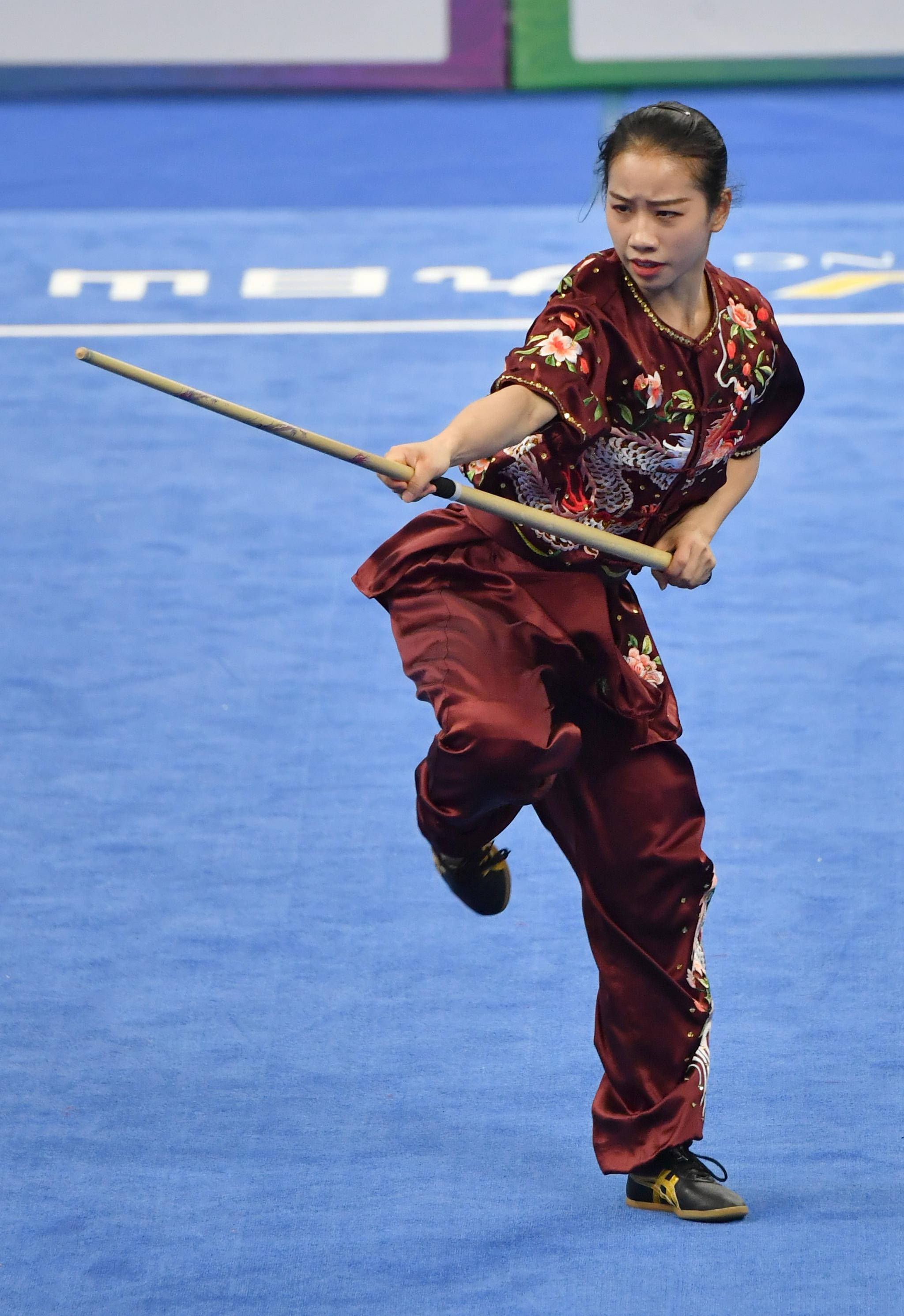 武术套路——女子南拳,南刀,南棍全能赛况