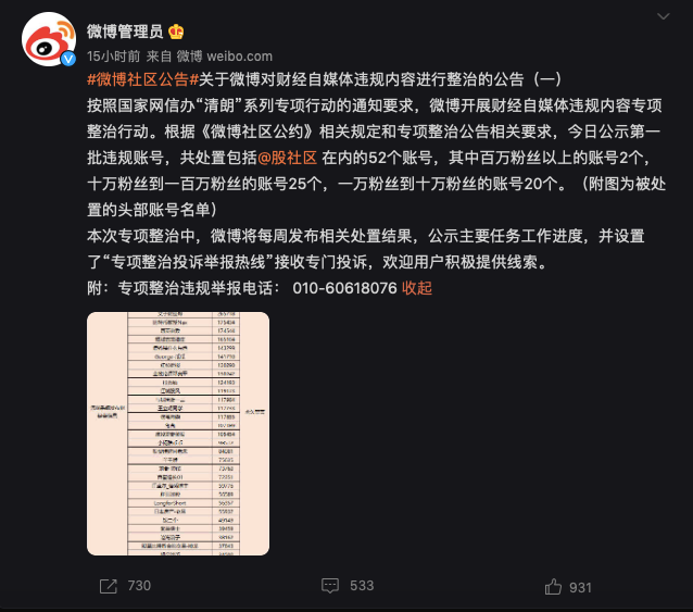 微博大v排行榜_上海银行回应“微博大V投诉并取走500万现金”(2)