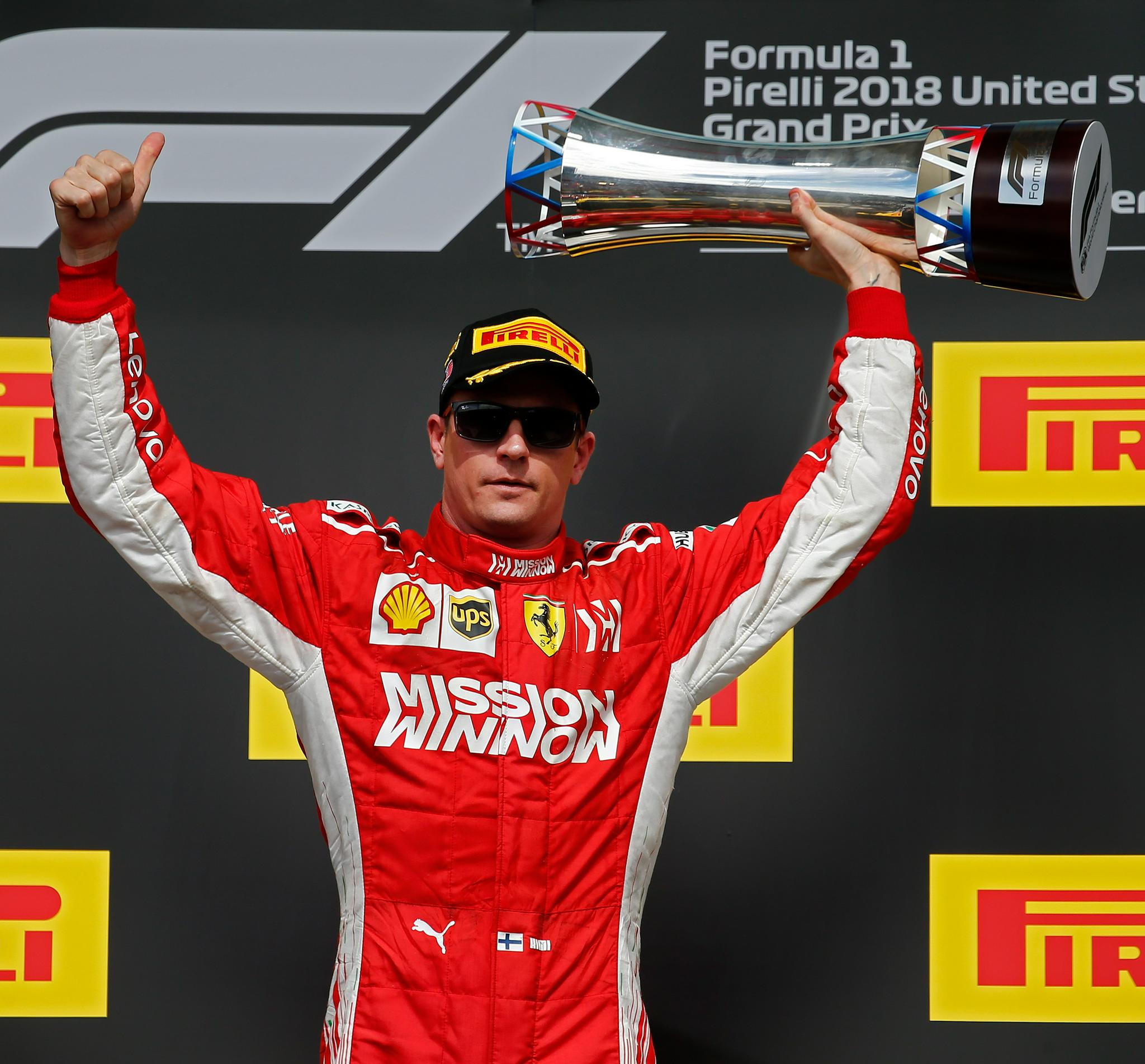 "冰人"莱科宁赛季后退役 结束21年f1生涯