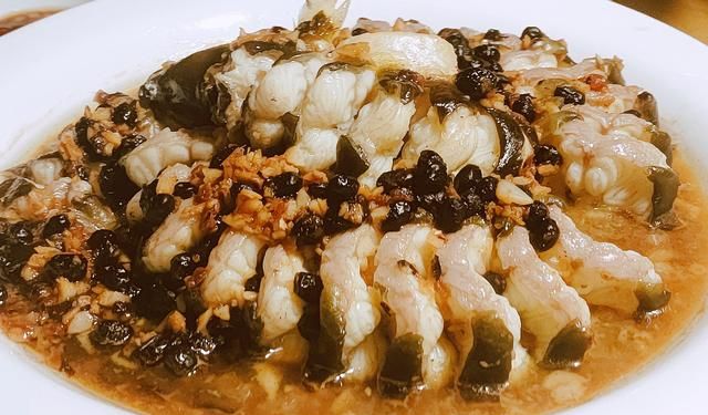 闽南豆豉蒸鳗鱼图片