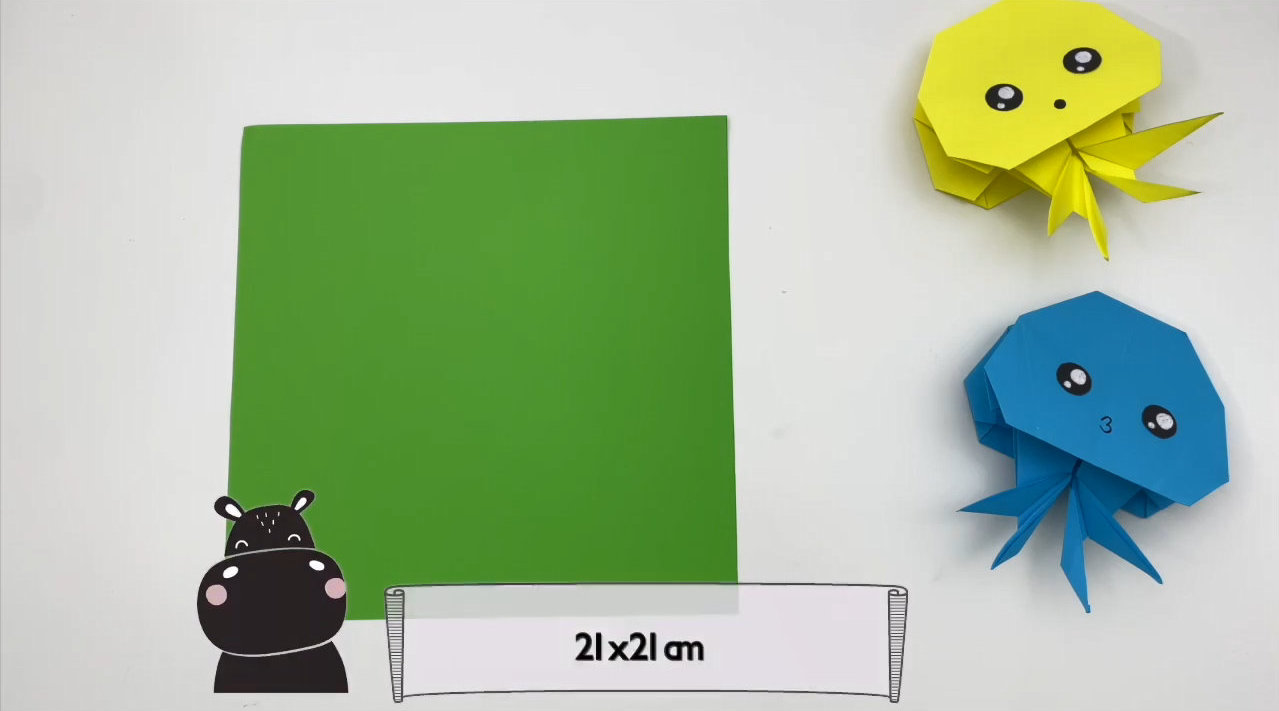 手部精细运动:水母折纸