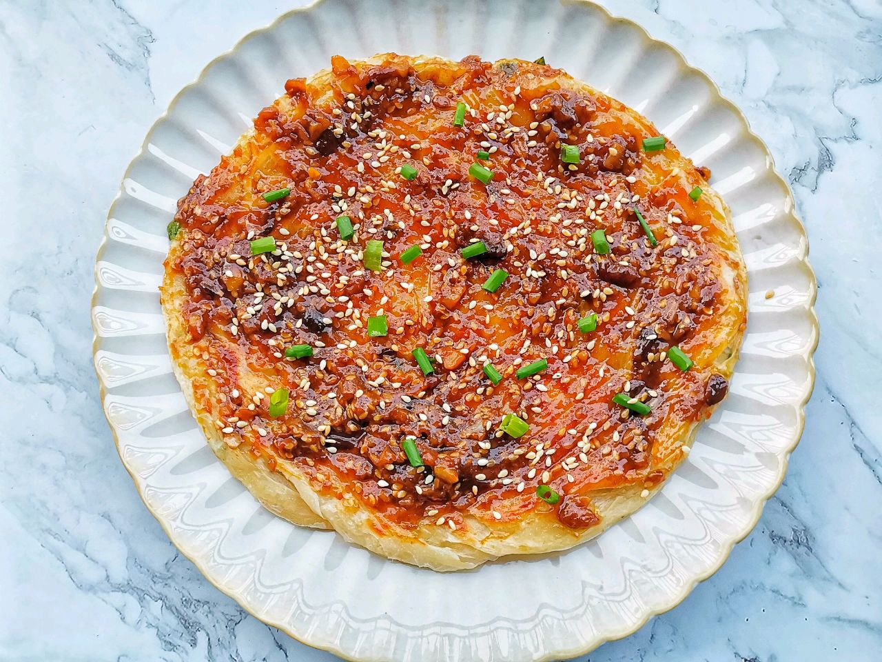 懒人版酱香饼不用揉面也能做酱香味浓郁家人都爱吃