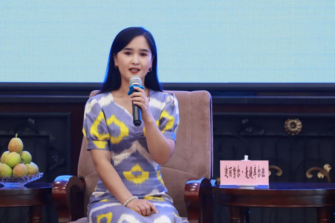 2021年9月3日,和田团城居民迪丽努尔·麦提库尔班来到新疆维吾尔自治