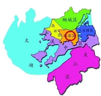 苏州板块划分图图片