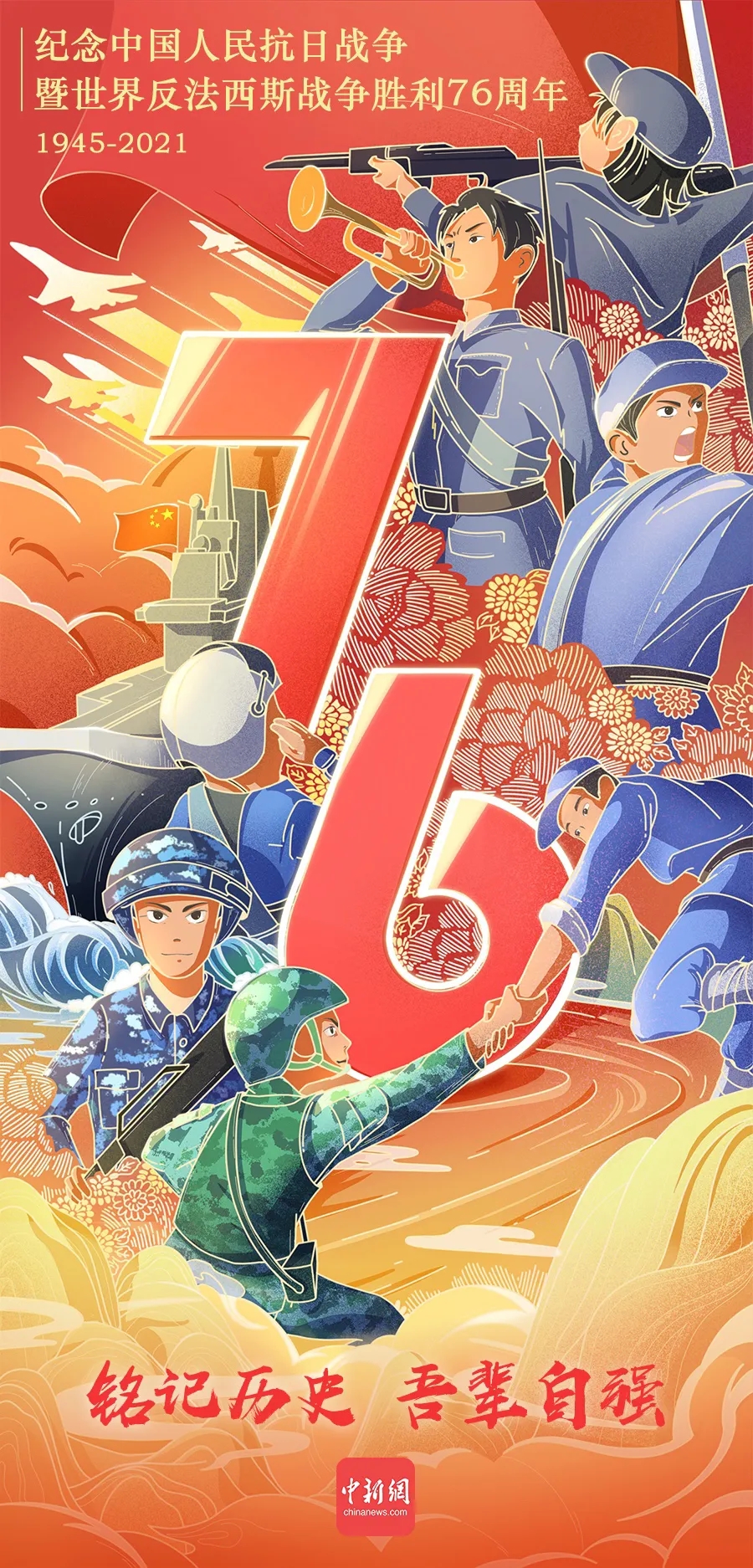 今天，纪念76年前的胜利休闲区蓝鸢梦想 - Www.slyday.coM