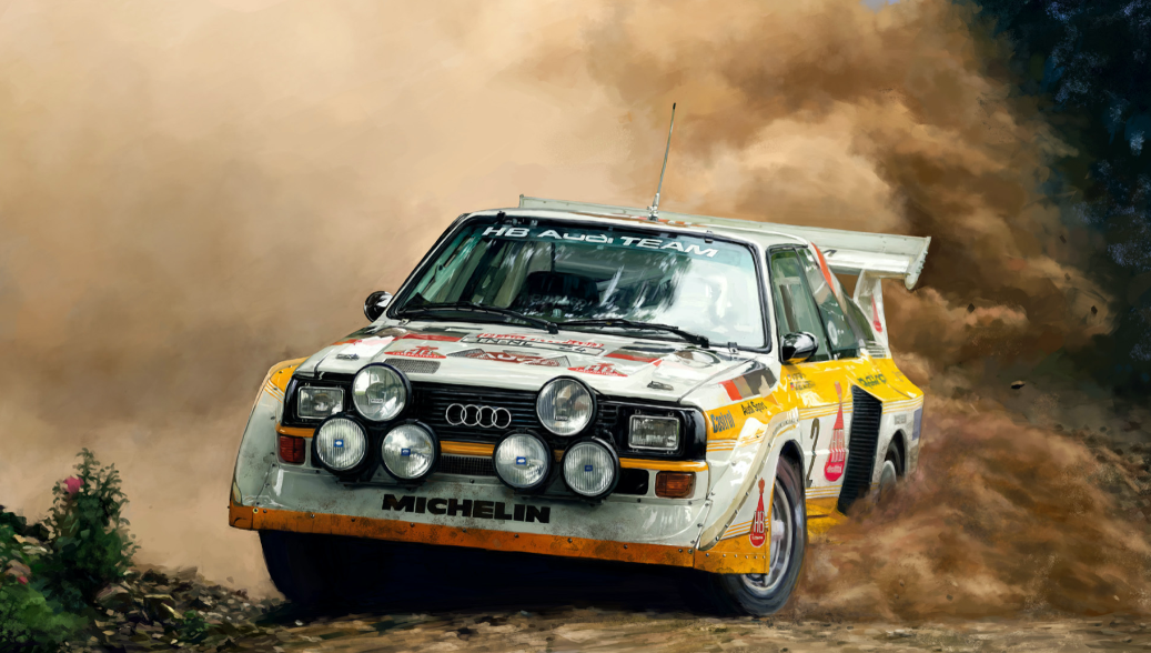 而且这台车是限量30台的,车子是为了致敬奥迪的经典车型quattros1