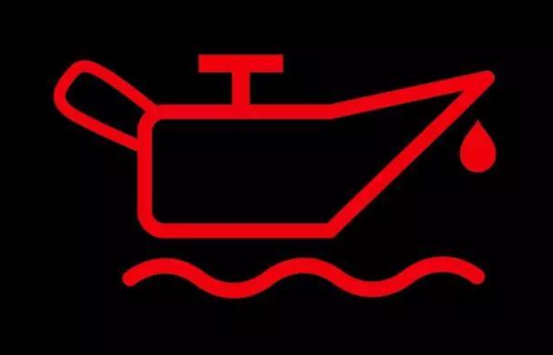 机油压力警告灯红色图片