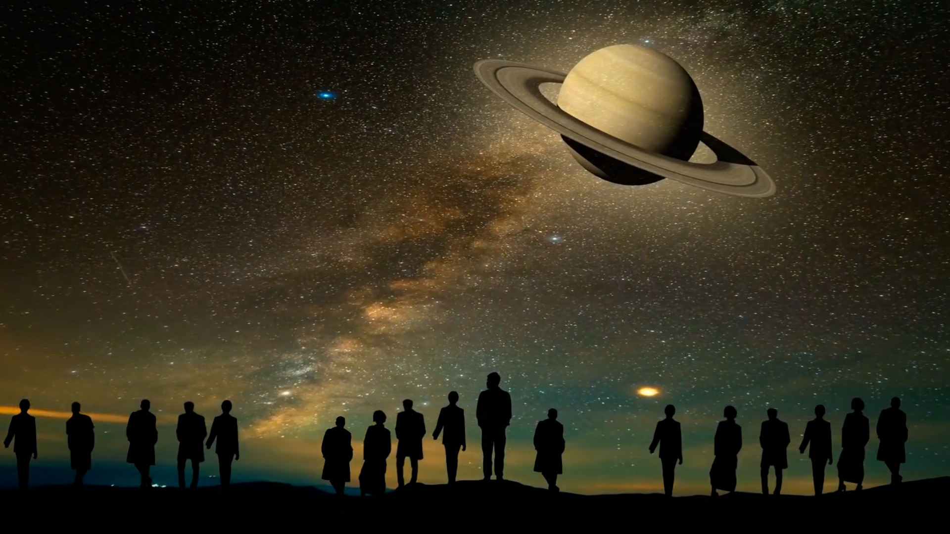 科学探秘如果地球和土星相撞我们会经历什么