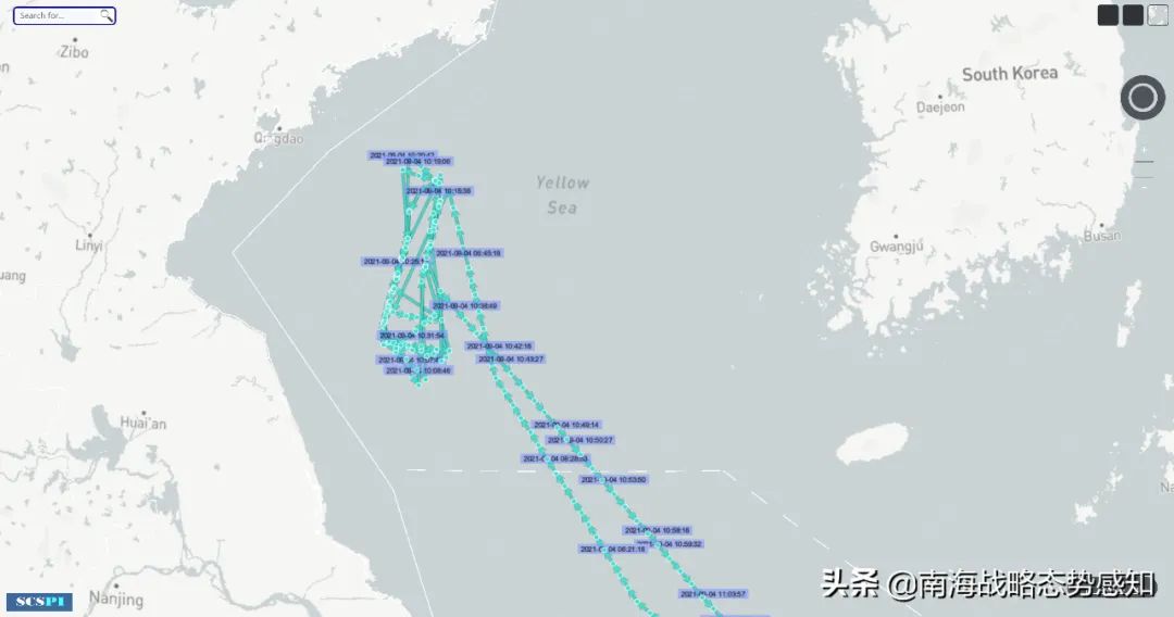 南海战略态势感知微博截图