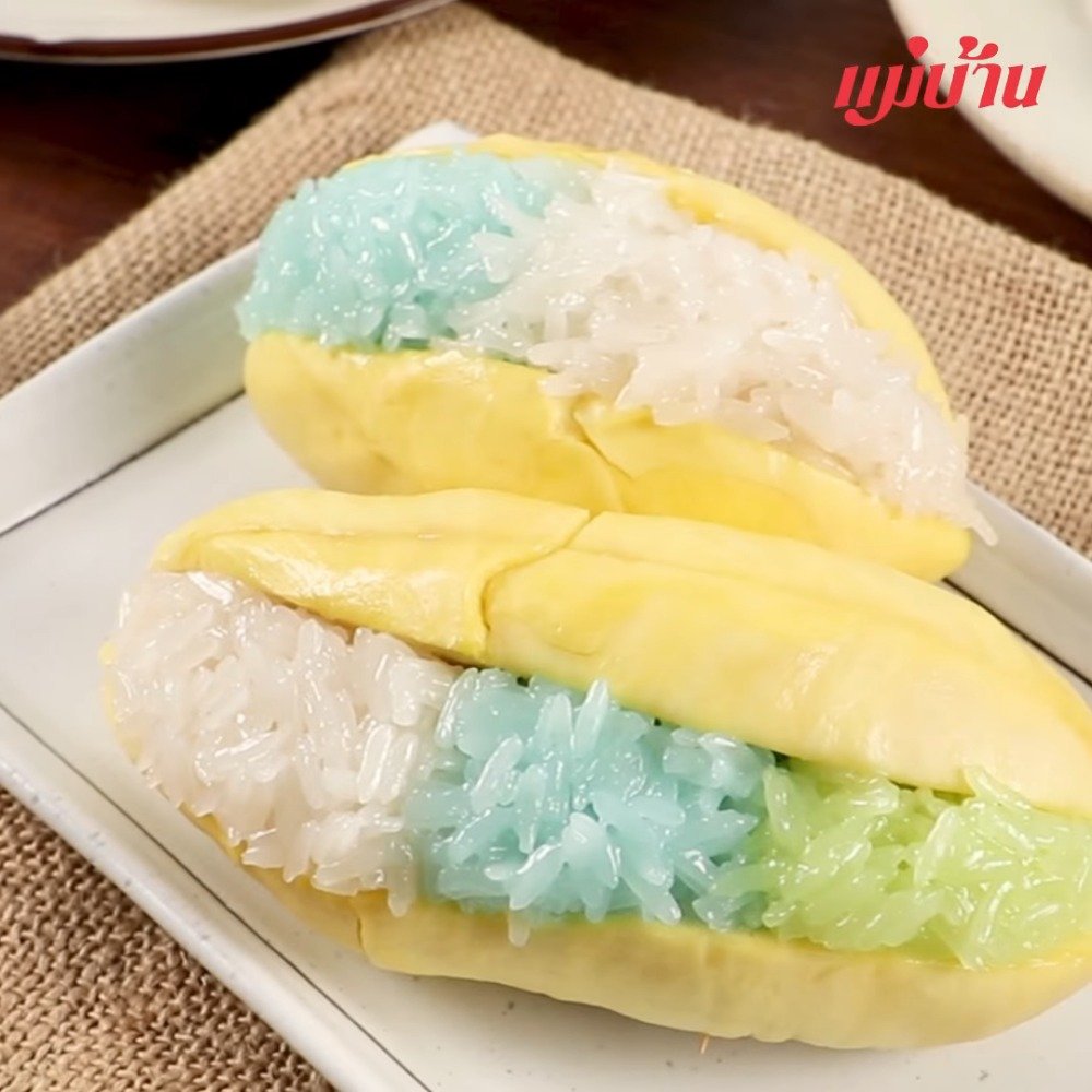 榴莲糯米饭教程来啦,想试试 cr.见水印