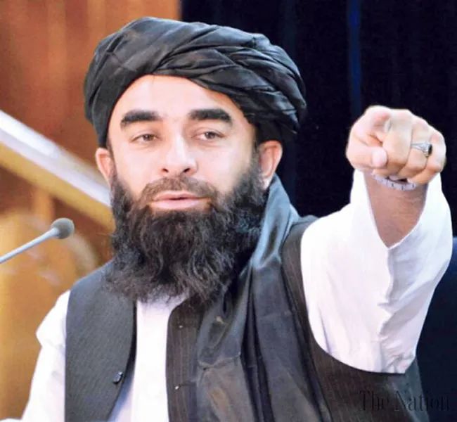 塔利班发言人扎比乌拉·穆贾希德 图源：国家报