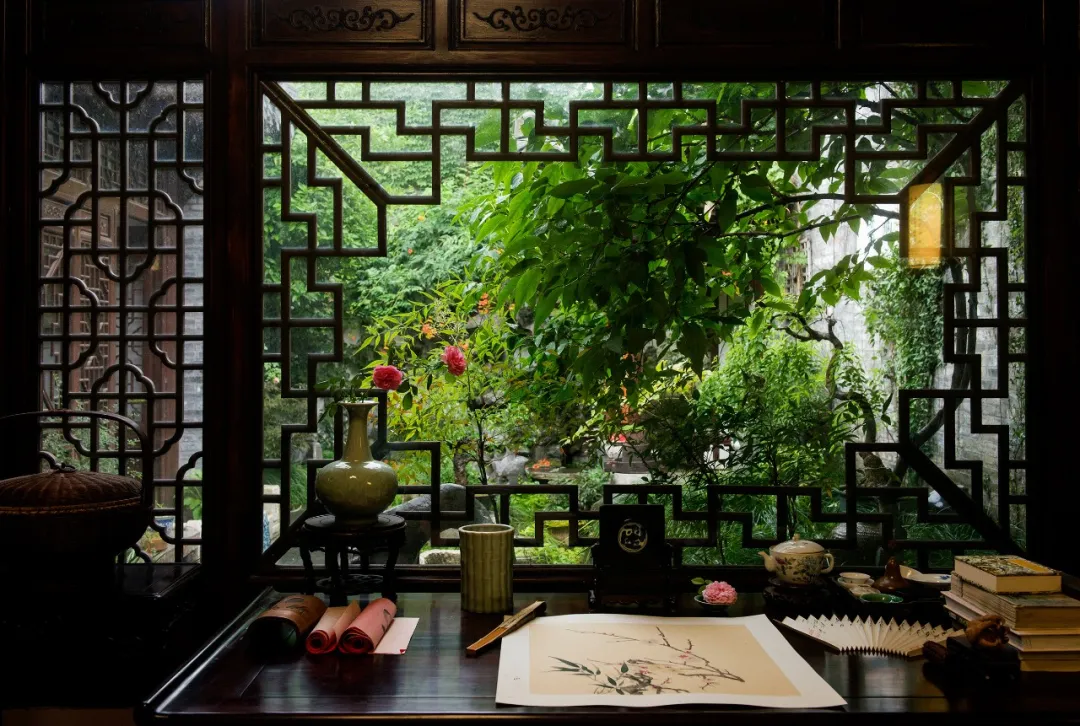 轻松打造一个中式古典书房|书斋|书房|书架_新浪新闻