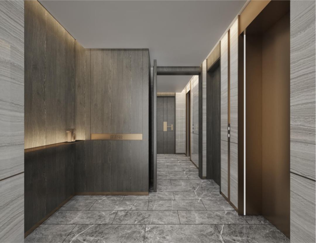 (独立电梯厅-示意图)