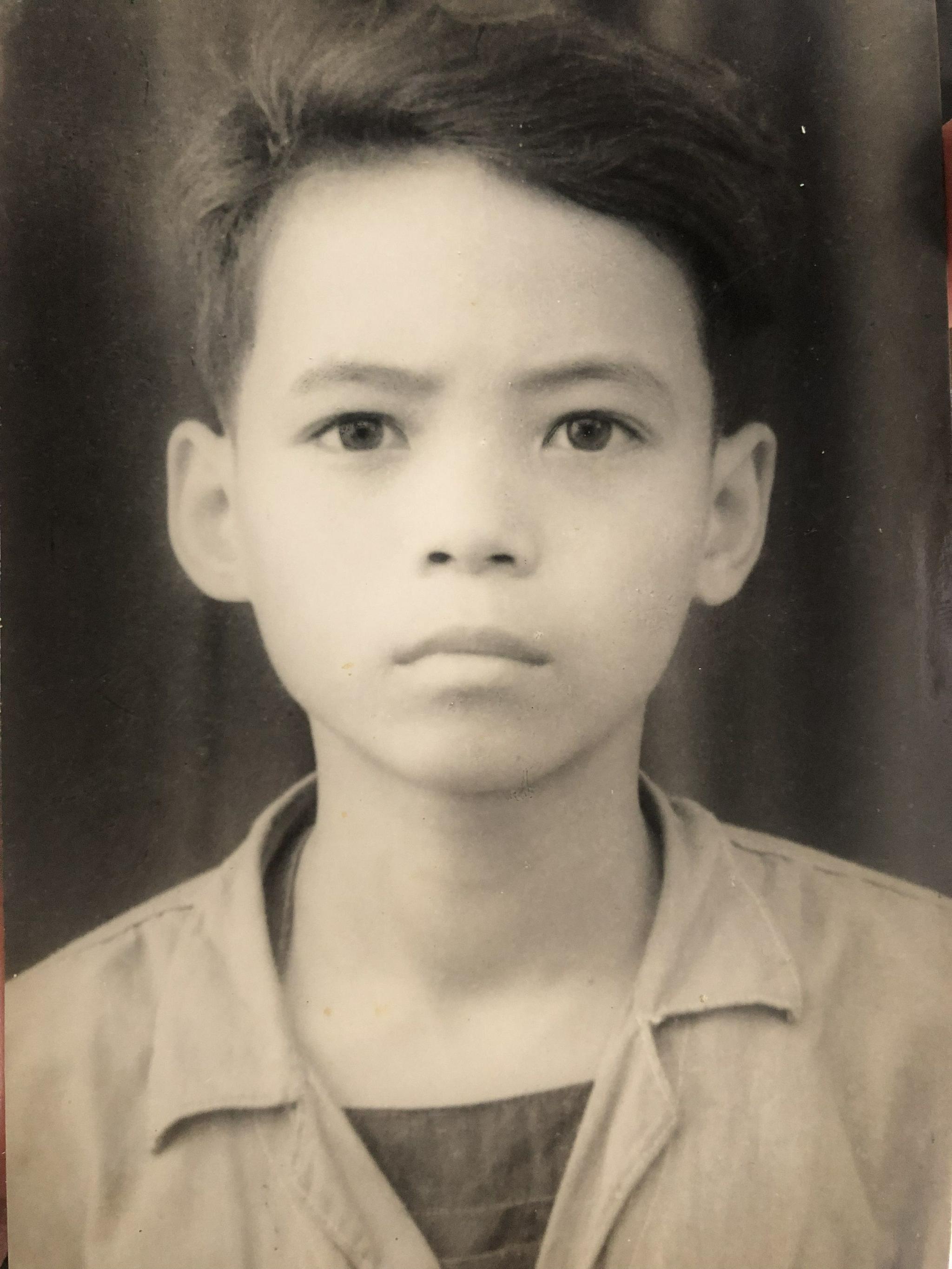 童年时期的宋振华.翻拍