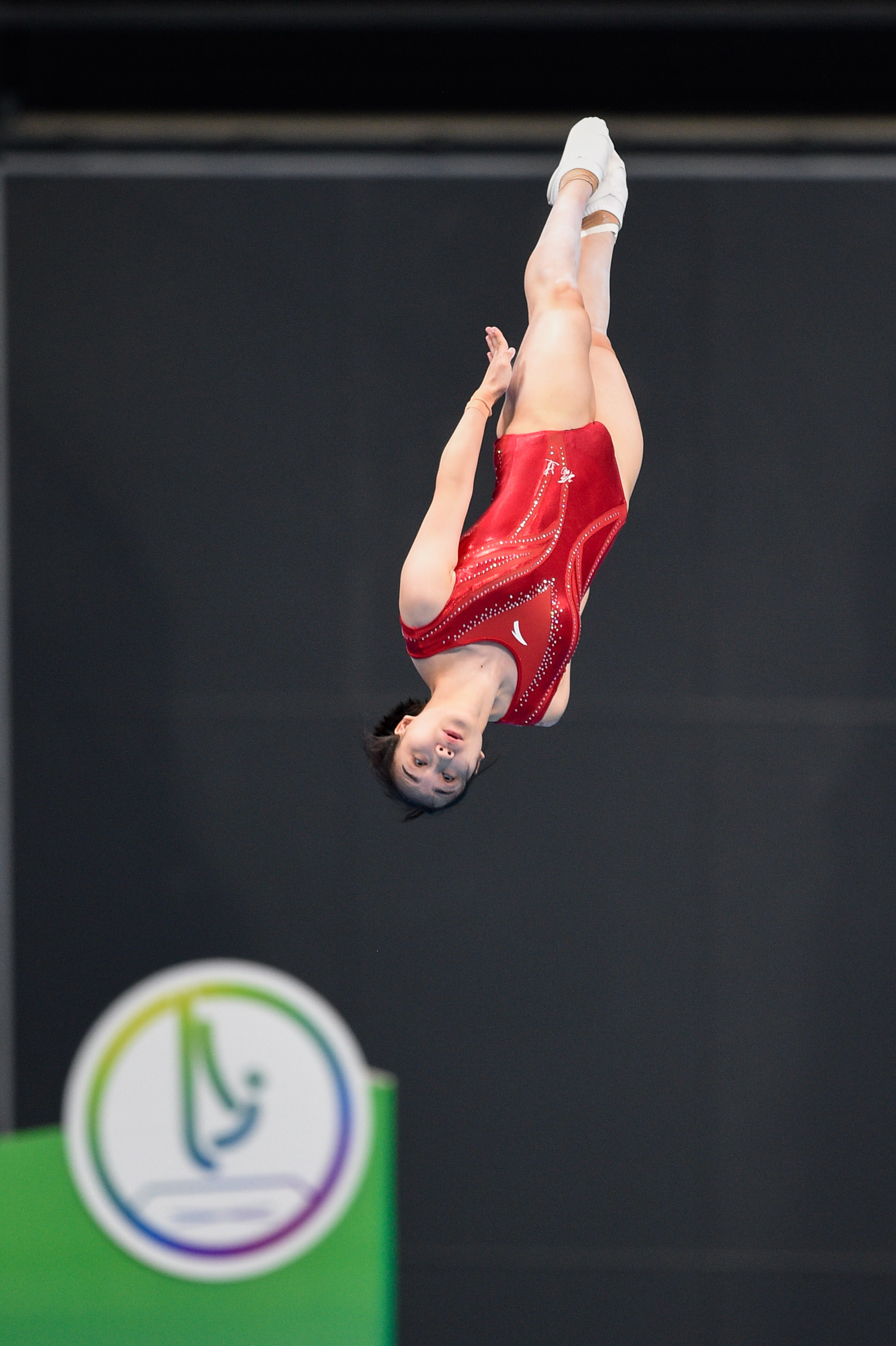 蹦床——女子个人决赛:林倩麒获得冠军