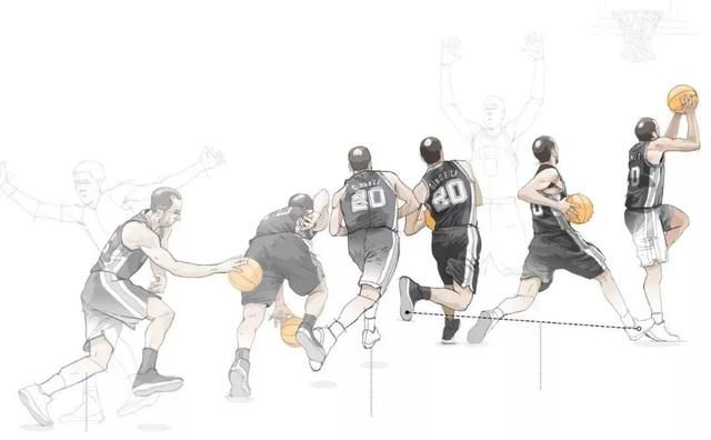 欧洲步发源于欧洲,故被称作欧洲步,以前欧洲步在nba比赛中是很常见的