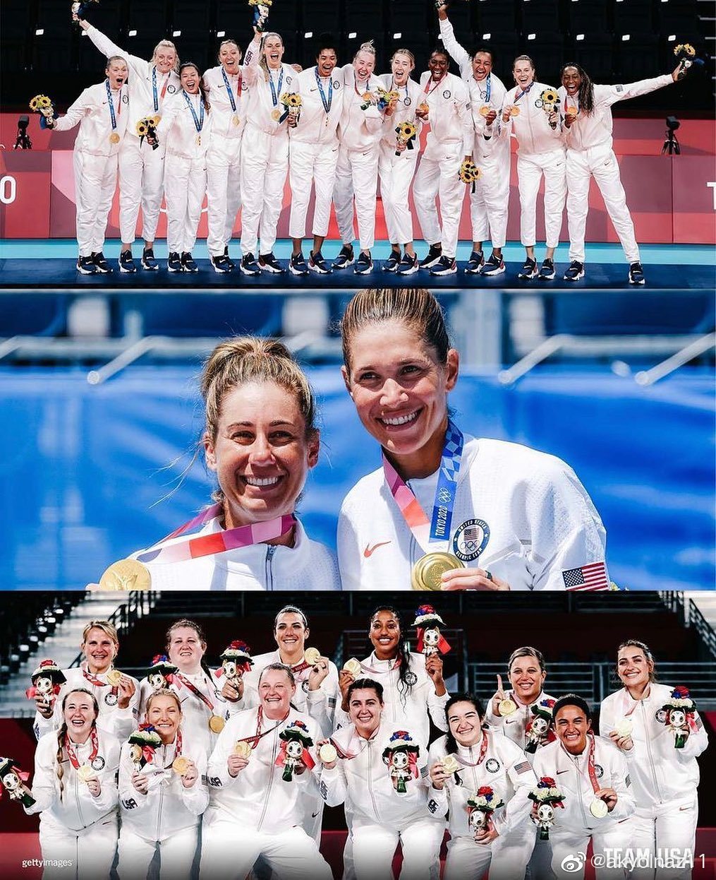 2021年东京奥运会美国排球女队包揽了室内排球