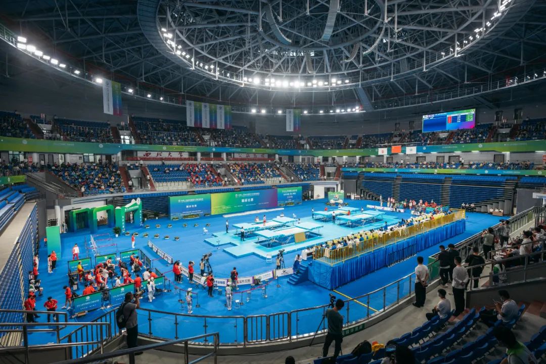 十四运会蹦床比赛精彩圆满,西北大学获央视点赞!