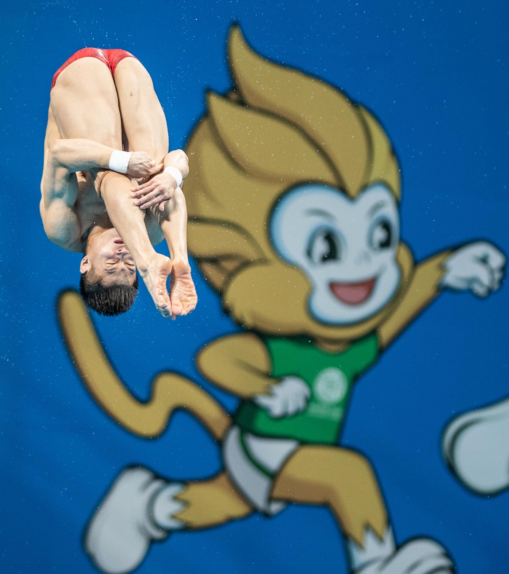 跳水——男子团体赛:10米跳台赛况