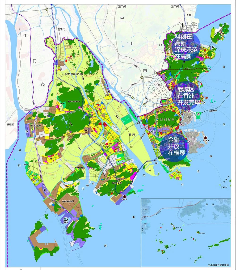 珠海2035总体规划区域图片
