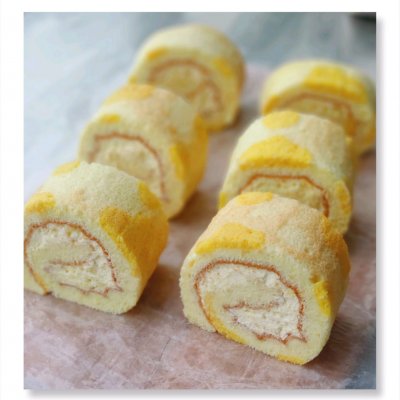 菠萝蛋糕卷|蛋糕卷|菠萝|果蔬粉_新浪新闻