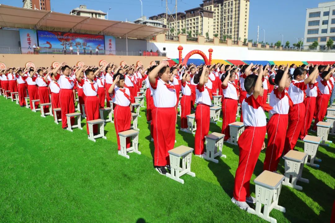 筑梦起航共铸辉煌泰安博文明德学校举办新生入泮礼仪式