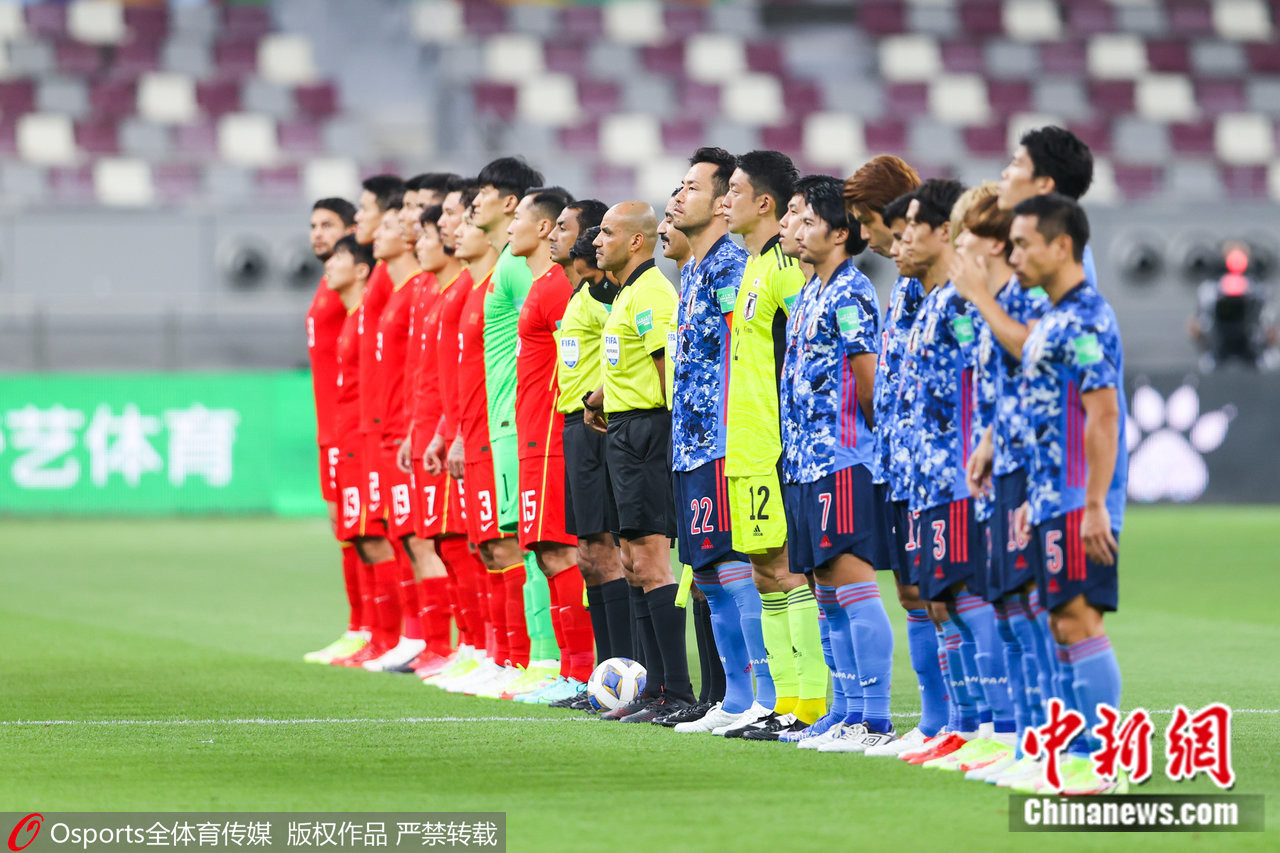 サッカー代表チームの日本に対する無敗の試合は最大12試合続きました。画像クレジット：Osports All Sports Photo Agency