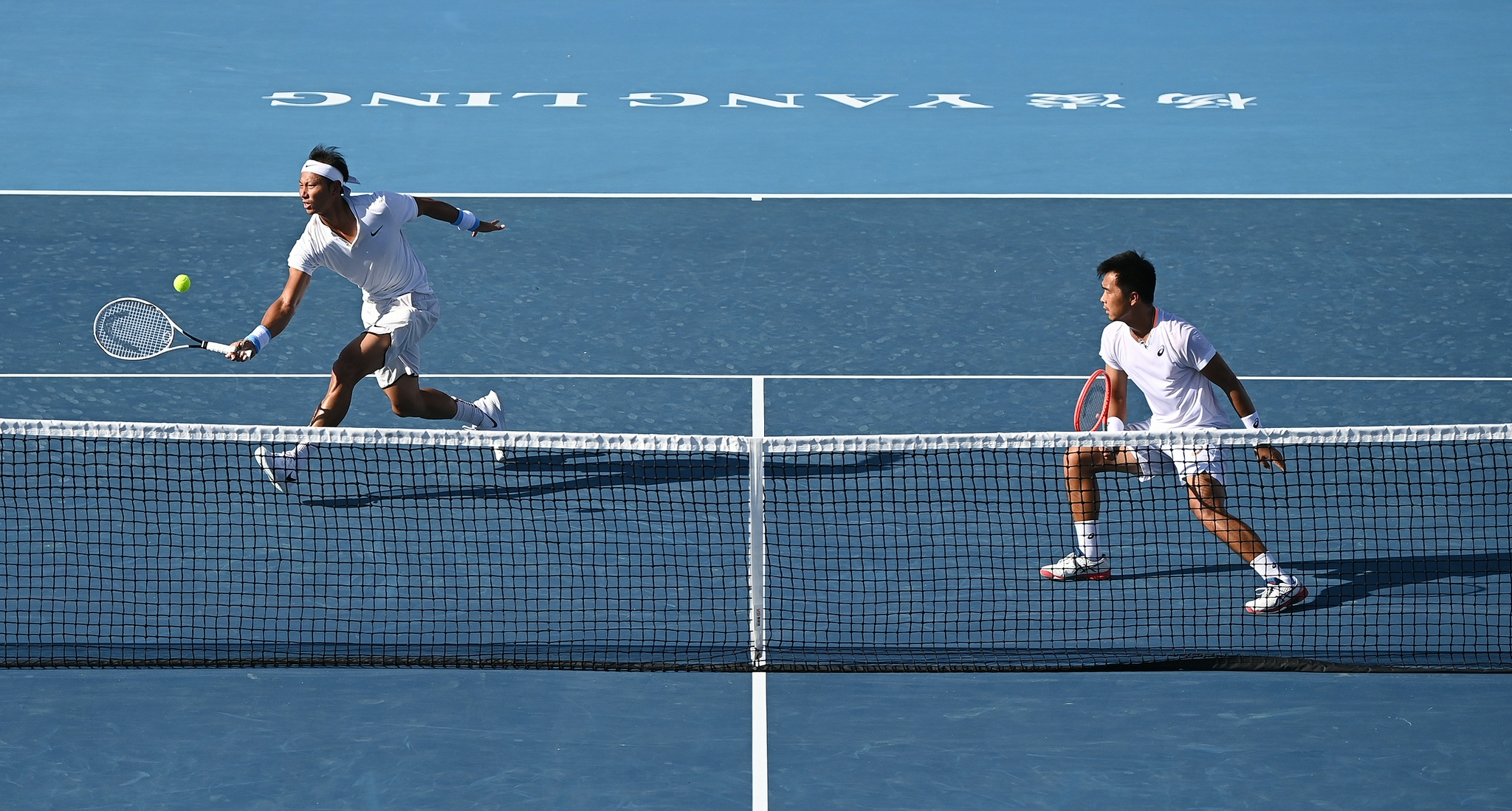 网球男子双打天津队李喆高鑫夺冠